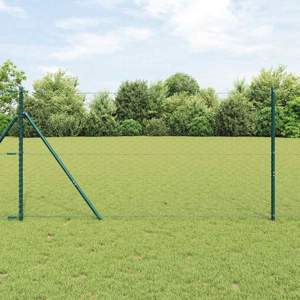 Sześcioramienna podstawa ogrodzenia 100 x 1 m Stal pokryta PVC