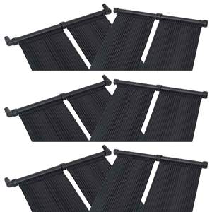 Panele solarne do podgrzewania basenu, 6 szt., 80x310 cm
