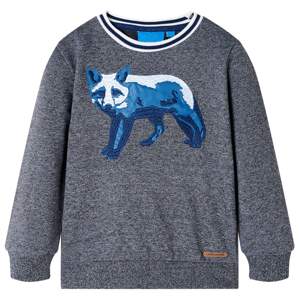 Bluza dziecięca, granatowy melanż, 140