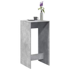 Stolik barowy, szarość betonu, 51x50x103,5 cm