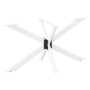 Noga do stołu jadalnego Pająk Kształt Biały 120x68x(72-73) cm Stal
