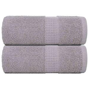Ręczniki, FROGN, 2 szt., szare, 30x30 cm, 360 g/m²