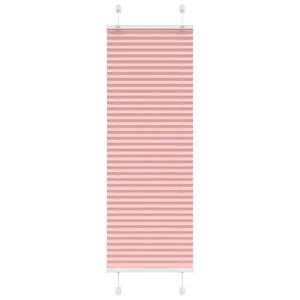 Roleta plisowana różowa 45x100 cm Szerokość tkaniny 44,4cm