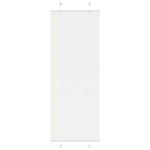 Roleta plisowana biała 80x200 cm Szerokość tkaniny 79,4 cm