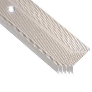 Listwy schodowe w kształcie litery L 5 szt. Aluminium 100 cm