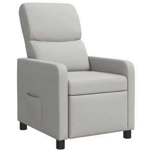 Fotel recliner Szary chmur tkanina