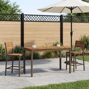 Stolik kawowy Naturalny i kawowy 50 x 100,5 x 45 cm