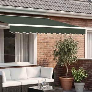 Wymiana falbany markizy Ciemnozielony 481 x 20 cm Poliester