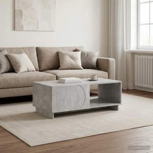 Stolik kawowy Betonowy szary 95 x 50,5 x 35 cm