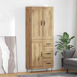 Highboard Dąb rzemieślniczy 69,5 x 34 x 180 cm