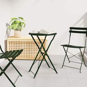 Stolik bistro Ciemna zieleń Ø 50 x 71 cm