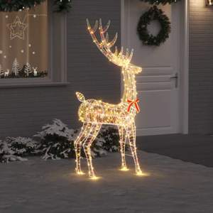 3D Renifer 250 LED Ciepła biel 96 x 40 x 180 cm PET