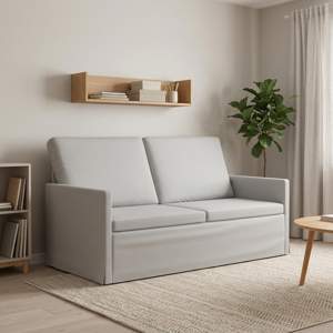 Sofa dwuosobowa Szary chmur 150 x 81 x 82 cm tkanina