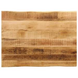 Blat stołu z naturalną krawędzią, 90x60x2,5 cm, drewno mango