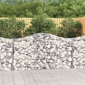 [3145646] Kosze gabionowe, 8 szt, 200x50x100/120 cm, galwanizowane żelazo