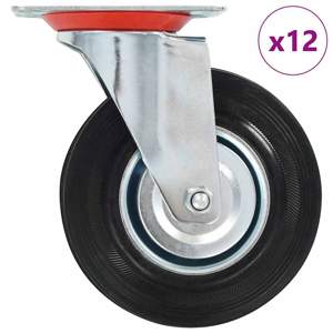 [277972] 12 kółek skrętnych, 125 mm