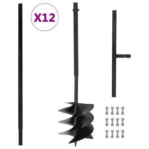 [3059408] Świder glebowy z uchwytem, 250 mm, przedłużany, 12 m, stal