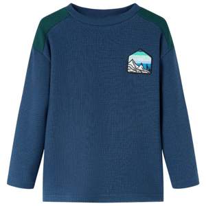 [13472] Bluza dziecięca, granatowa, 128