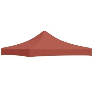 [315324] Dach namiotu imprezowego, 3 x 3 m, terakota, 270 g/m²