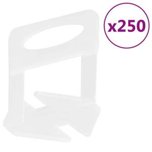 [155270] Klipsy do poziomowania płytek, 250 szt., 1 mm