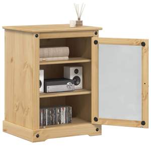[4002780] Szafka multimedialna Corona, 60x50x82 cm, lite drewno sosnowe