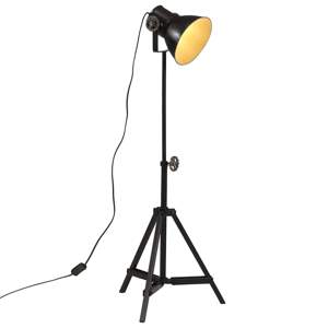 [371871] Lampa stołowa, 25 W, czarna, 35x35x65/95 cm, E27
