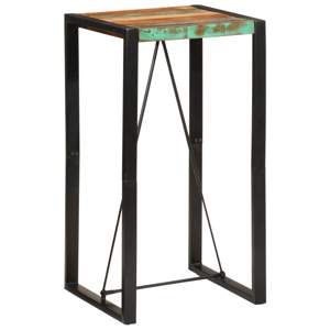 [358885] Stolik barowy, 60x55x110, lite drewno z odzysku