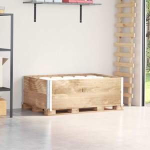 [4010275] Nadstawki paletowe, 2 szt., 120x80 cm, lite drewno sosnowe