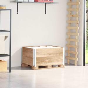 [4010268] Nadstawki paletowe, 2 szt., 80x60 cm, lite drewno sosnowe