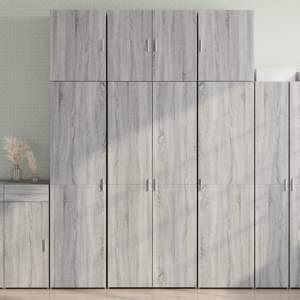 [3281369] Wysoka szafka, szary dąb sonoma, 80x42,5x249 cm