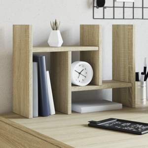 [848054] Organizer na biurko, dąb sonoma, 34,5x15,5x35,5 cm