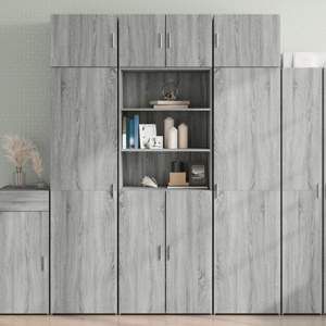 [3281320] Szafka, szary dąb sonoma, 70x42,5x225 cm