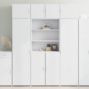 [3281343] Szafka, biała, 80x42,5x225 cm, materiał drewnopochodny