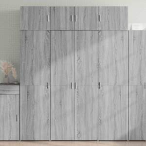 [3281355] Szafka, szary dąb sonoma, 80x42,5x225 cm