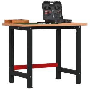 [3309662] Stolik roboczy, 100x60x81,5 cm, prostokątny, lite drewno bukowe