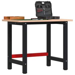[3309660] Stolik roboczy, 100x60x81,5 cm, prostokątny, lite drewno bukowe