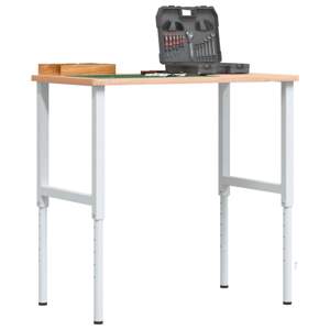 [3309704] Stolik roboczy, 100x60x(71,5-98) cm, prostokątny, drewno bukowe