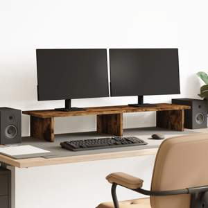 [854710] Podstawka pod monitor, przydymiony dąb, 100x27x15 cm