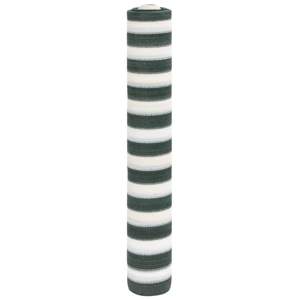 [4003752] Siatka cieniująca, zielono-biała, 1,8x10 m, HDPE, 195 g/m²
