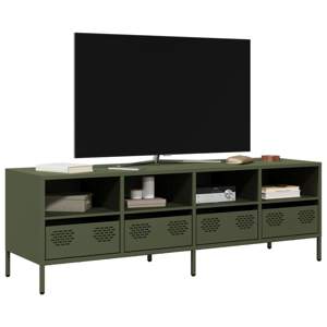 [851332] Szafka RTV, oliwkowa, 135x39x43,5 cm, stal walcowana na zimno