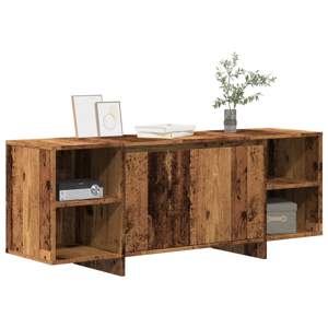 [856788] Szafka TV, stare drewno, 130x35x50cm, materiał drewnopochodny