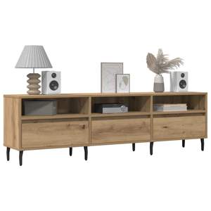 [857192] Szafka pod TV, dąb artisan, 150x30x44,5 cm