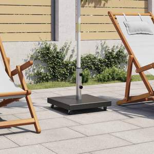 [48565] Podstawa pod parasol, granitowa, 30 kg, kwadratowa, czarna