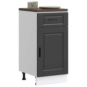 [853948] Szafka kuchenna dolna, Porto, czarna, materiał drewnopochodny