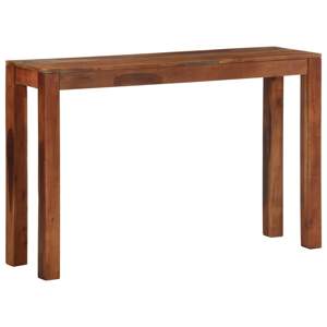 [4102373] Stolik konsolowy, 120x30x76 cm, lite drewno akacjowe