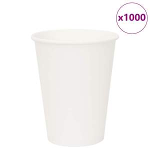 [4102792] Papierowe kubki, 1000 szt., 12oz, 300ml, biały