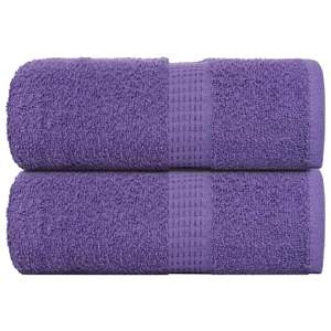 [136872] Ręczniki mydlane FROGN 2 szt. Fioletowe 30x30 cm 360 g/m²