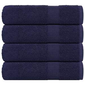 [136783] Ręczniki do rąk FROGN 4 szt. Granatowy 50x100 cm 360 g/m²