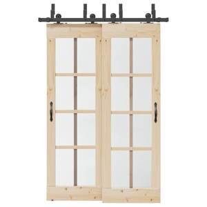 [3295727] System do montażu drzwi przesuwnych, 152,5 cm, stal, czarny
