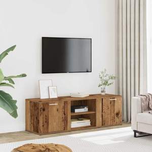 [855974] Szafka pod TV, stare drewno, 120x34x37 cm